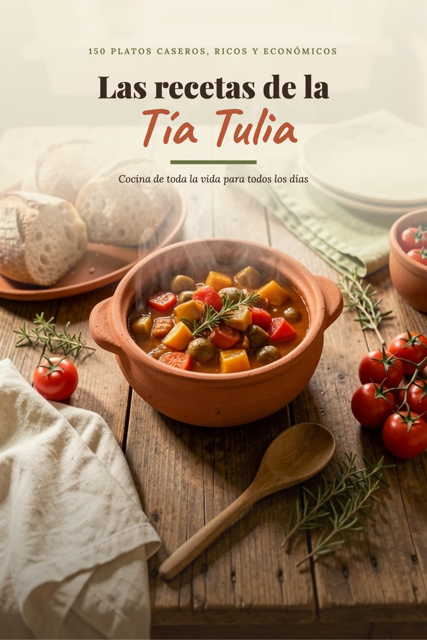 Portada de Las recetas de la Tía Tulia